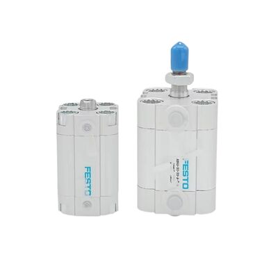 Festo ADVU-12-40-A-P-A 156592 با سوراخ 12 میلی متری 40 میلی متر زه کش خارجی سیلندر هوای رزوه ای M5 پورت دو اثره طراحی فشرده