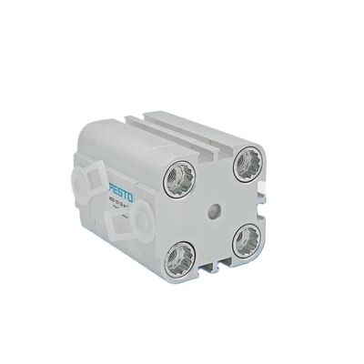 Long Stroke 40mm Festo ADVU-12-40-P-A 156506 سیلندر هوا بادی با سوراخ 12mm داخلی رزوه M5 پورت دو کاره با حلقه مغناطیسی