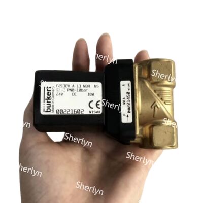 Burkert 00221886 6281 G1 1/4 2/2 به طور معمول بسته شده 25.0 سوراخ جریان FKM مهر و موم شده فلز دریچه بدن DC24V 8W 0.2-16bar 0 ~ + 120 °C