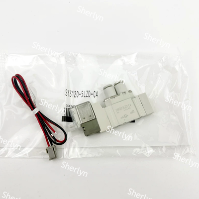 درایوهای شیر برقی پورت SMC SY3120-5LZD-C6 C6 با پایه منیفولد گیره‌های پنوماتیکی وسایل مونتاژ