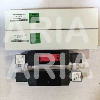 ASCO SC8551A018MS SC8551A017MS 24DC AC110V آلومینیوم 4 طرفه 1/4 در شیر برقی پایه نامور