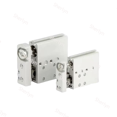 طراحی نازک فشرده FESTO SLF-6-30-P-A دو عامل اسلاید سیلندر هوا 6mm سوراخ 20mm ضربه سازگار سنسورهای نزدیکی مغناطیسی
