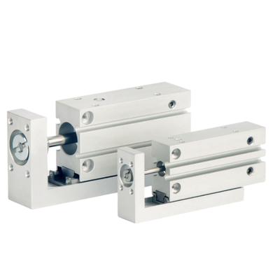 بال قفس با دقت بالا هدایت شده سیلندر مینی اسلاید FESTO سری SLS SLS-10-5-P-A قسمت شماره 170491 دو عامل اکتور خطی پنوماتیک 10 میلی متر سوراخ 5 میلی متر ضربه با مغناطیس داخلی و بالش