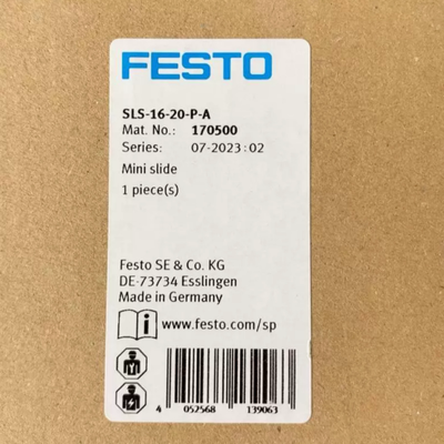 SLS-6-15-P-A 170487 Festo دقت بالا سیلندر مینی اسلاید ± 0.01mm دقت موقعیت استفاده از تجهیزات نیمه هادی