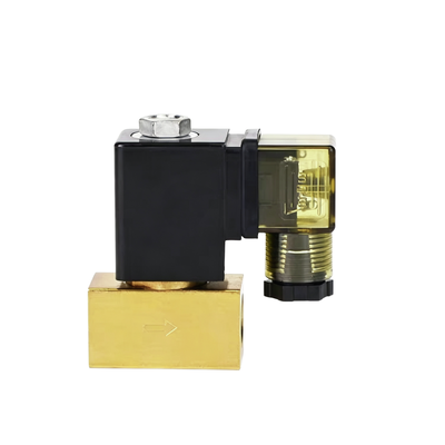 JT22-02 دریچه سولینوئید پنوماتیک مس دو طرفه به طور معمول بسته می شود محدوده دمای 30 تا 120 °C ایده آل برای سیستم های کنترل مایعات