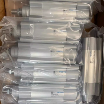 FESTO Extra Long Stroke DNC32-200-PPV-A 163312 سیلندری پنوماتیک دوگانه 32 میلی متری با بالش هوای دو طرفه PPV قابل تنظیم مستقل