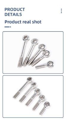 M8*30 M8 بولت اتصال فولاد ضد زنگ روشن با پیچ رشته استاندارد طراحی شده برای ارائه نتایج ثابت و ایمن اتصال