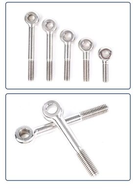 M16*60 80 90 M16*120 M16*160 پایان پاسیویشن DIN444 Bolt Eye Bolt Standard Thread Pitch ایده آل برای برنامه های کاربردی در محیط های صنعتی