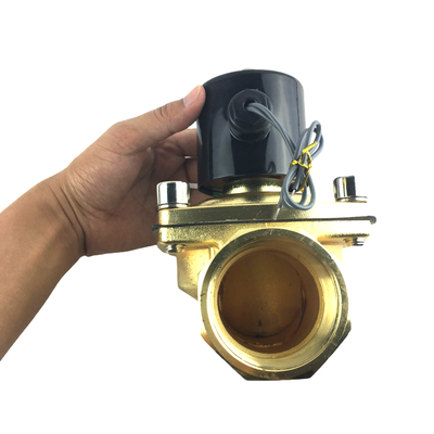 40 میلی متر اندازه حفره دریچه سولینوئید پنوماتیک G1-1 / 2′′ اندازه بندر الگوی حرکت مستقیم طراحی شده برای اتوماسیون پنوماتیک