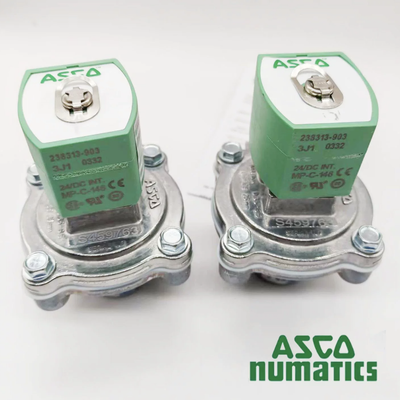 شیر برقی شیر برقی SCG353G043 ASCO فشار عریض 0.35-8.5 بار 3/4 اینچ بدنه آلومینیومی