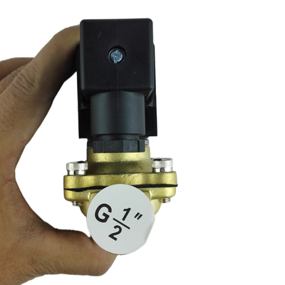 دریچه مواد مهر NBR با کویل مربع که در ولتاژ DC12V کار می کند برای تجهیزات پنوماتیک و سیستم های کنترل مایعات خودکار مناسب است