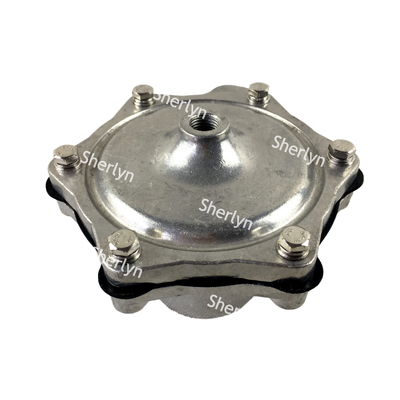 شیر برقی پالس راست زاویه 1 اینچ G353A045، شیر جمع کننده گرد و غبار آلومینیومی جریان متوسط ​​ASCO 353 انتگرال پایلوت