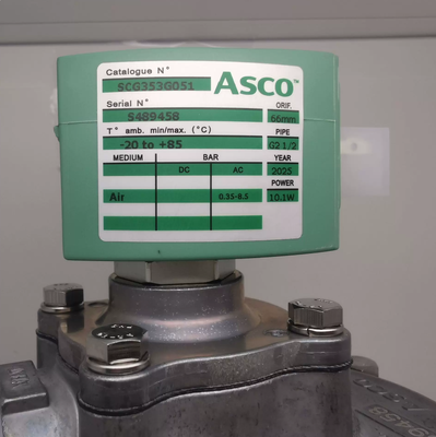 SCG353G050 نصب صفحه و لوله 2 اینچی شیر پالس ضد انفجار شیر 24VDC برای کنترل سیستم های گرد و غبار پنوماتیک صنعتی