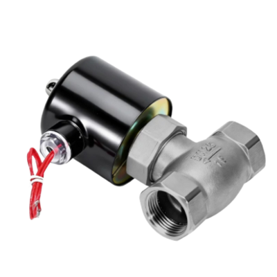 2L-10 محدوده فشار 0.1 تا 1.5 MPa دریچه سولینوئید پنوماتیک با مواد مهر و موم PTFE و محدوده دمایی -20 °C تا 185 °C