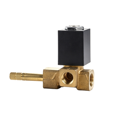 5531-02-28GBV-DN2 دریچه آب بدن برنج FKM دیافراگم 2 راه به طور معمول بسته 1/8' مستقیم عمل 2.8mm اندازه پورت