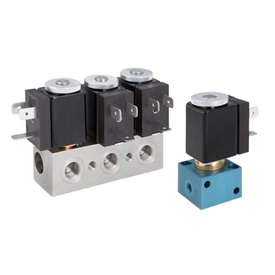 1913BA252-S NBR Diaphragm Pneumatic Solenoid Valve 2.5mm اندازه حفره 2 راه به طور معمول بسته بند 1/4' اندازه