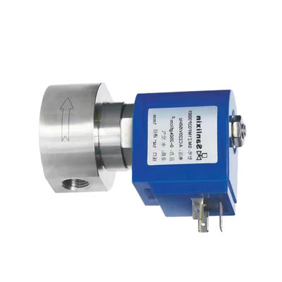 H4S005B02-AC-24 مواد مهر و موم PEEK 1/4 اینچ 24VAC اندازه روزنه 0.5mm 2 راه شیر برقی فشار قوی NC فولاد ضد زنگ 316