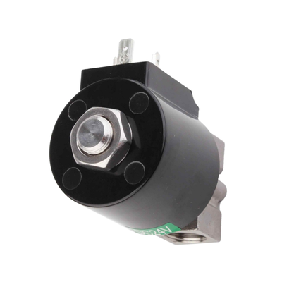 8.7AAS020B بندر اندازه 1/2 3/8 پنوماتیک Solenoid Valve فولاد ضد زنگ 304 مواد بدن سوراخ اندازه 2mm