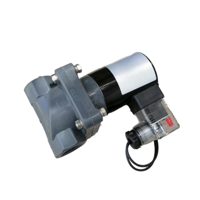 مواد بدن CPVC پورت اندازه 1'' FF1C25B25 شیر آب FKM مهر مواد سوراخ اندازه 25mm 2/2 راه NC