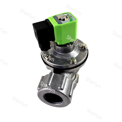 BFEC DMF-ZM-25 Dust Collector Pulse Valve, Right Angle With Nut Structure, Spare Part for Baghouse Equipment