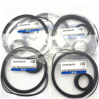 SMC CS1‑125A‑PS / CS2‑125A‑PS Cylinder Repair Kit Full Seal Set For 125mm Bore CS1 CS2 Pneumatic Cylinder Anti Leak Rubber Seals Industrial Automation Spare Parts