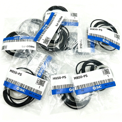 کیت سرویس سیلندر پنوماتیک SMC MB63-PS مجموعه کامل مونتاژ سیل برای رفع نشتی هوا برای جایگزینی سیلندر هوای میله‌ای دوکاره سری MB