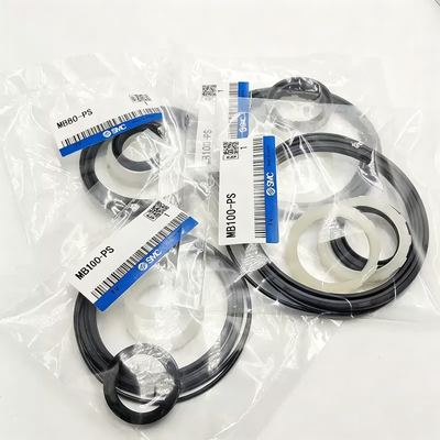 بسته تعویض سیلندر SMC MB80-PS، حلقه‌های آب‌بندی با مقاومت بالا در برابر سایش مناسب برای سیلندر با قطر 80 میلی‌متر سری MB برای تعمیر خط تولید