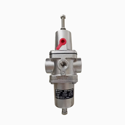 نورگرن B38P-244-B1MA B38P-344-B1MA فیلتر-رگولاتور فولاد ضد زنگ با رزوه PTF تخلیه دستی المان فیلتر 5 میکرومتر تا 25 میکرومتر مطابق با NACE برای سیستم آماده سازی هوای فشرده دریایی-فراساحلی خورنده