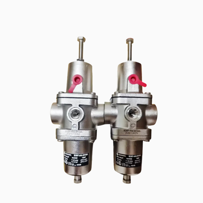 نورگرن B38P-244-B1MA B38P-344-B1MA فیلتر-رگولاتور فولاد ضد زنگ با رزوه PTF تخلیه دستی المان فیلتر 5 میکرومتر تا 25 میکرومتر مطابق با NACE برای سیستم آماده سازی هوای فشرده دریایی-فراساحلی خورنده