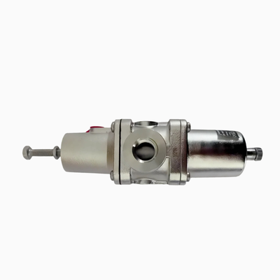 نورگرن B38P-244-B1MA B38P-344-B1MA فیلتر-رگولاتور فولاد ضد زنگ با رزوه PTF تخلیه دستی المان فیلتر 5 میکرومتر تا 25 میکرومتر مطابق با NACE برای سیستم آماده سازی هوای فشرده دریایی-فراساحلی خورنده