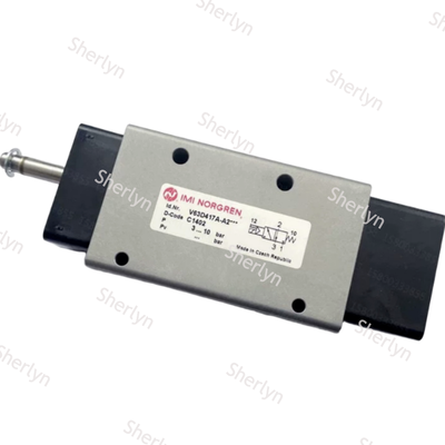 شیر برقی پایلوت 5/2 راه پورت G1/2 V63D513A-A212J، شیر برقی پنوماتیک تک سولنوئید سری V63 نورگرن
