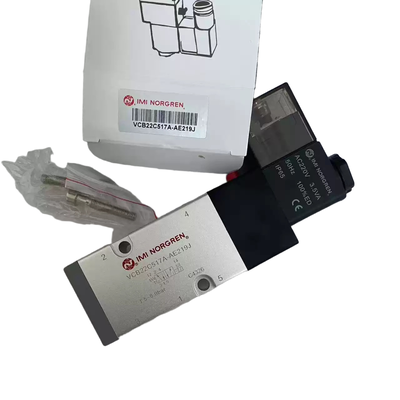 دریچه سولنویدی نصب شده NAMUR IMI NORGREN VCB22C517A-AE219J G1/4 AC220V 5/2 دریچه کنترل جهت یگانه پنوماتیک برای اکتواتور