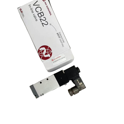شیر برقی مینی پورت M5 IMI Norgren VCB22A517D-C5213A شیر جهت دار پنوماتیک 24VDC 5/2 برای الکترونیک دقیق اندازه فشرده با نشانگر LED