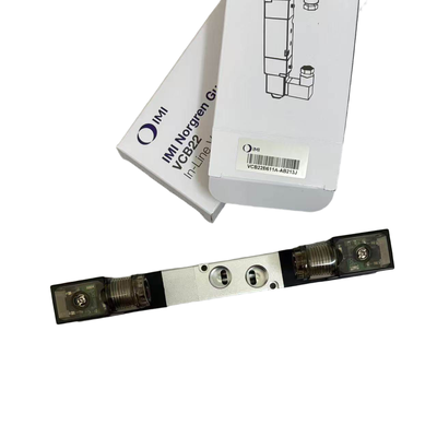 شیر برقی مرکز بسته 5/3 NORGREN VCB22B611A-AB213J G1/4 24VDC شیر موقعیت دهنده دوگانه برقی برای بستن شناور 5 پورت 3 موقعیت