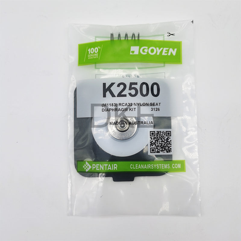 لوازم جانبی دیافراگم دریچه پالس نیتریل Goyen K2500 M1183 CA/RCA32 T * 0-0.8MPa