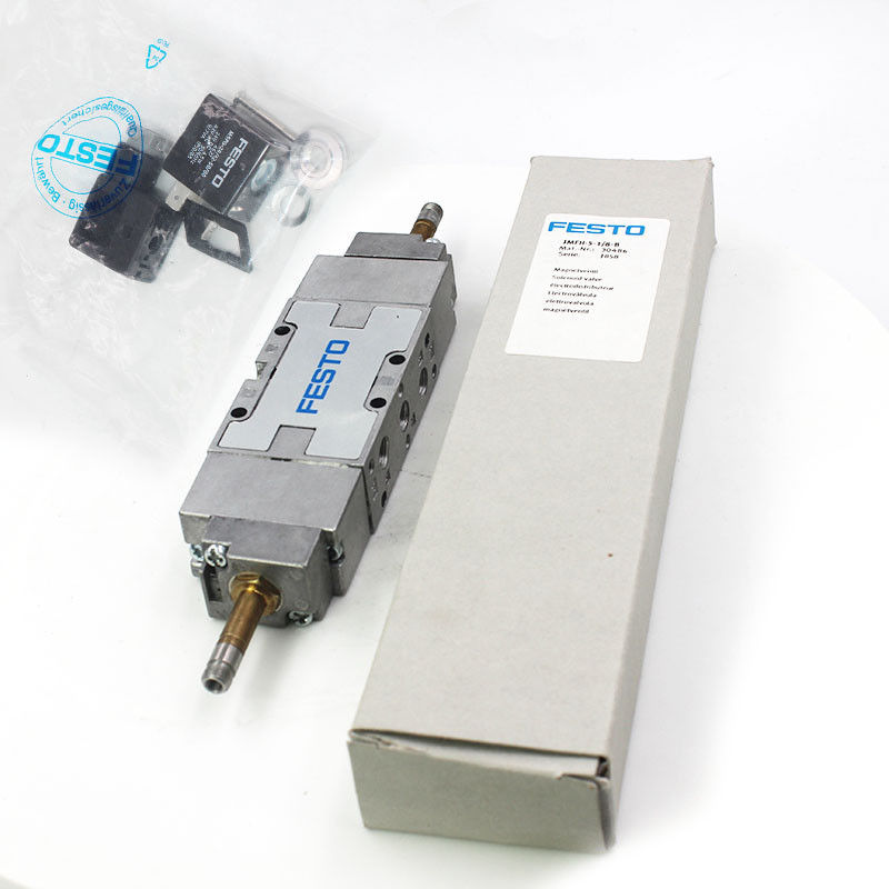Festo JMFH-5-1/8-B دریچه با کویل 30486 Tiger 2000 5/2 G1/8 Int Pilot