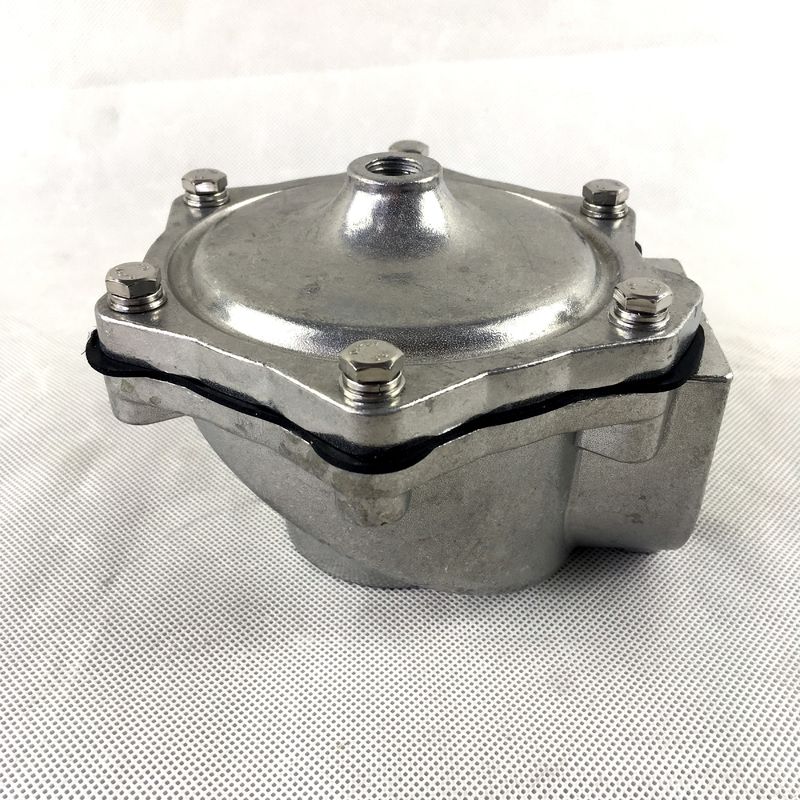 اندازه لوله G1 1/2 G353A045 ASCO دریچه های جت پالس برای 0-8 5 بار اندازه حفره 52 بدن رشته ای TPE / CR دیافراگم