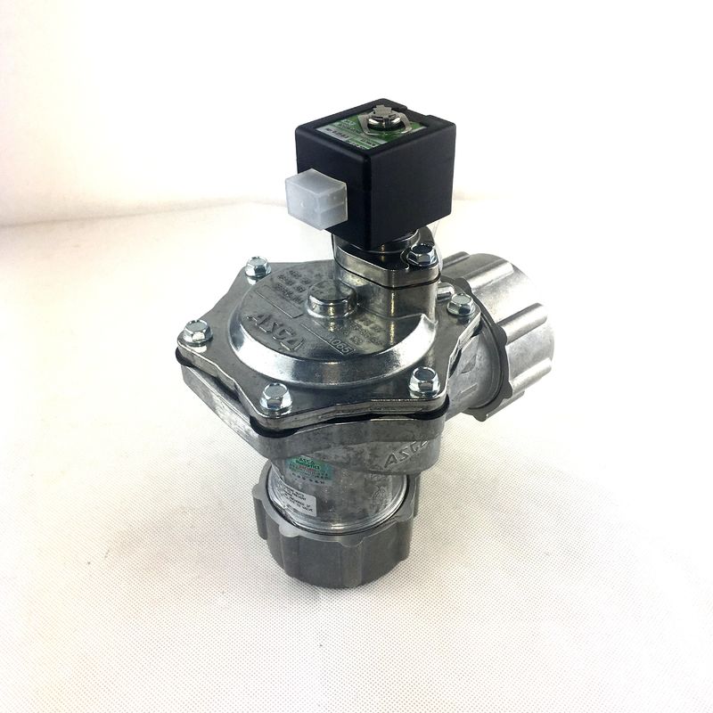 Ø1 1/2 فشرده سازی ASCO Diaphragm Pulse Jet Valves SCG353A065 دو مرحله ای یکپارچه خلبان Ø1 1/2 سوراخ اندازه 52