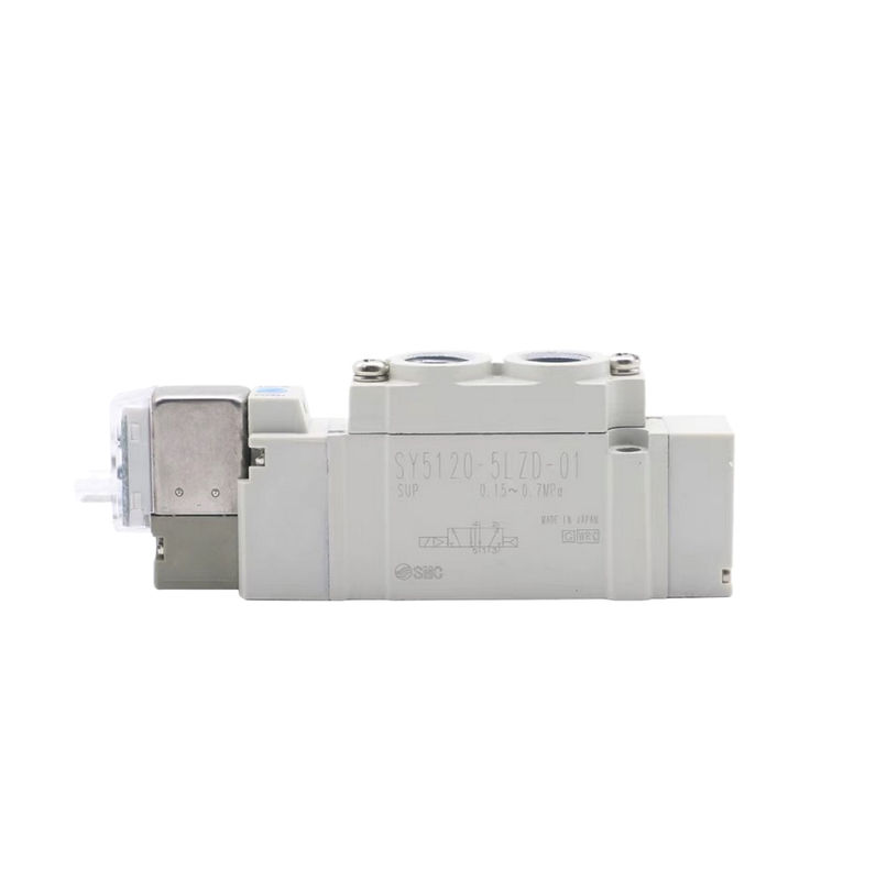 اندازه پورت Ø6 SY3420-6LZD-C6 SMC Pneumatic Solenoid Valve3 موقعیت مرکز خروجی DC12V