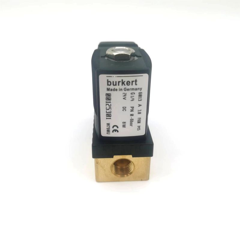 دریچه آب 00126195 Burkert 6014 D به طور معمول باز G1/8 1.5 سوراخ جریان