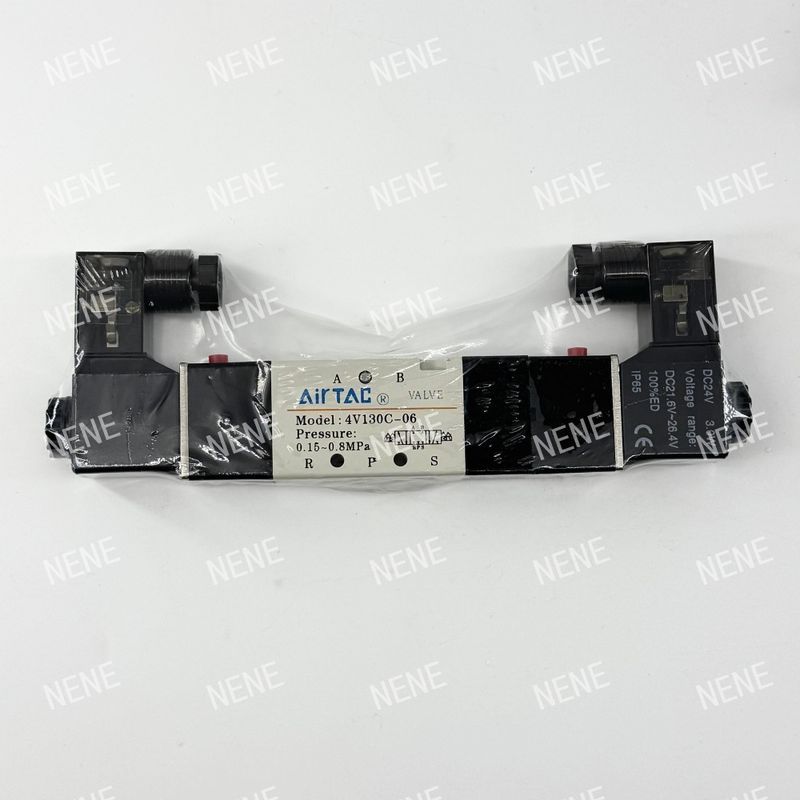 دریچه الکترومغناطیسی 4V130P-06 AIRTAC برای کنترل دقیق هوا در محدوده فشار 0.15 تا 0.8 MPa