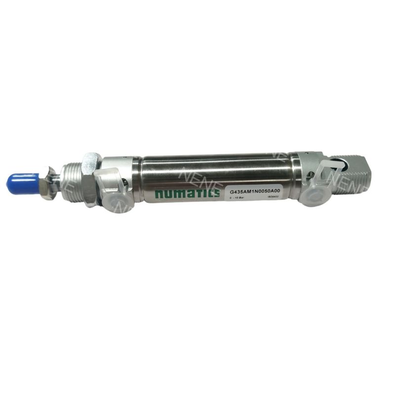 NUMATICS G435AGSN0010A00 ASCO 8mm Bored 10mm Stroke M5 سیلندرهای گرد دوگانه عمل ISO6432 سری G435