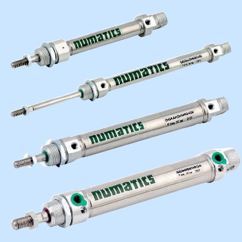 ASCO G435AG1N20CSH ISO 6432 سیلندر پنوماتیک راه حل نهایی برای محیط های درجه حرارت محیطی -10 °C تا 70 °C