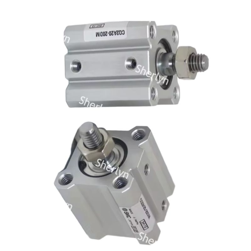SMC سری CQ2 سیلندر فشرده CQ2A12-45D نوع استاندارد دوگانه عمل واحد