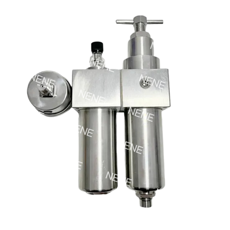 دریچه تنظیم دمای SFRL400-03 فولاد ضد زنگ 316 دریچه کنترل روغن فیلتر تنظیم کننده فیلتر پنوماتیک