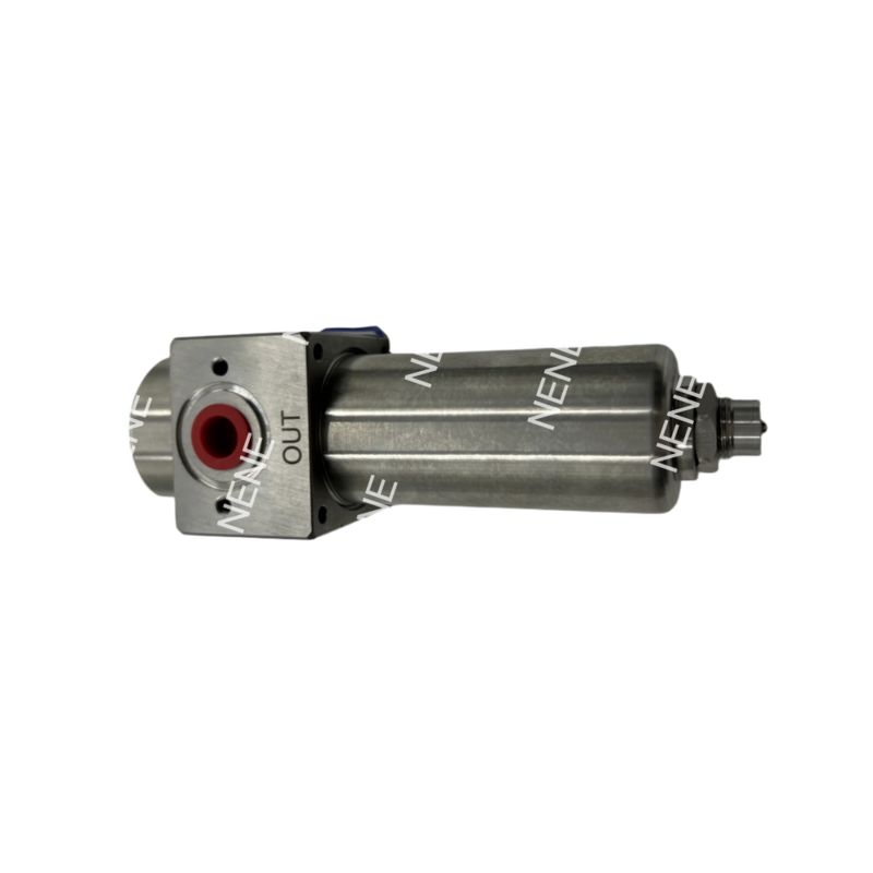 فیلتر فولاد ضد زنگ SF200 1/4 " اندازه رشته تنظیم کننده فیلتر پنوماتیک روغن