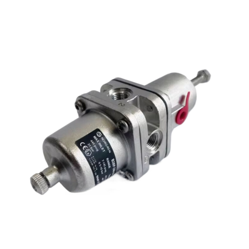Norgren B38P-344-B1MA فولاد ضد زنگ فیلتر تنظیم کننده B38 3/8 " NPT Thread صنعتی تنظیم کننده فیلتر هوا