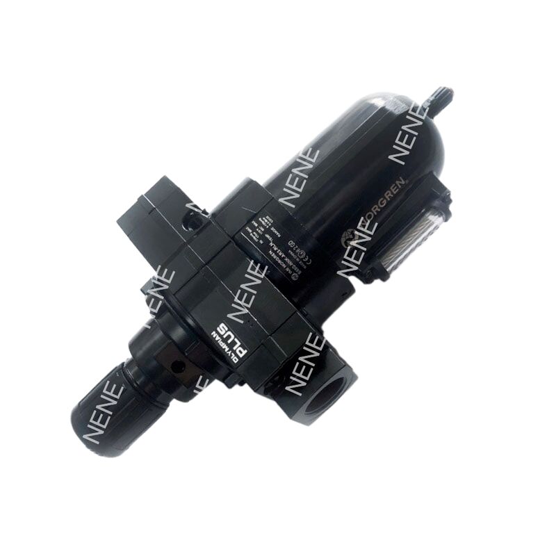 تنظیم کننده فیلتر نورگرن مدل B68G-8GK-MR3-RLN G1 پورت 40μm 04-8 بار دستی بدون گج روغن هوا فشرده پنوماتیک هوا