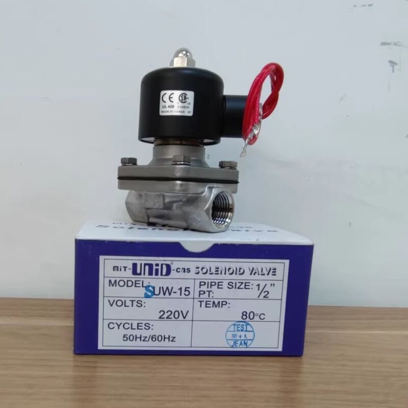 UNID SUW-50 دریچه بخار، دریچه آب، دریچه پنوماتیک، دریچه سولینوئید 2 اینچ DN50