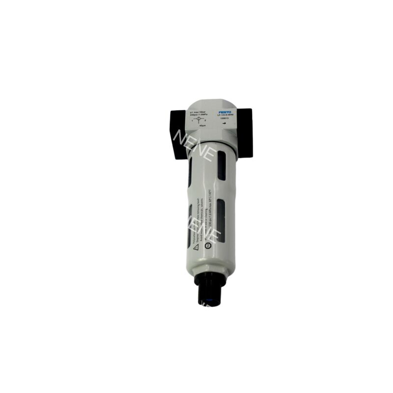 فیلتر خطوط هوایی پنوماتیک Festo LF-1/8-D-MINI-A 159616 0.5-12 bar G1/8 آلیاژ روی 40 میکران فاضلاب کاملا خودکار برای واحد FRL اندازه کوچک